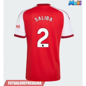 Lacne Muži Futbalové dres Arsenal William Saliba #2 2026-27 Krátky Rukáv - Domáci